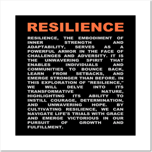 Resilience Posters and Art